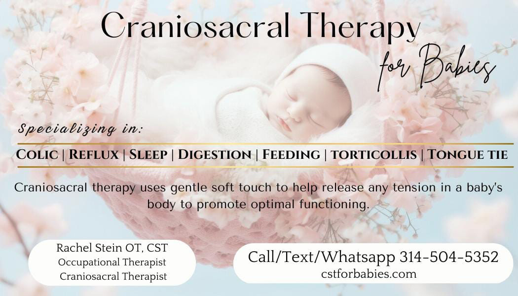 Craniosacral Therapy for Babies advertisement