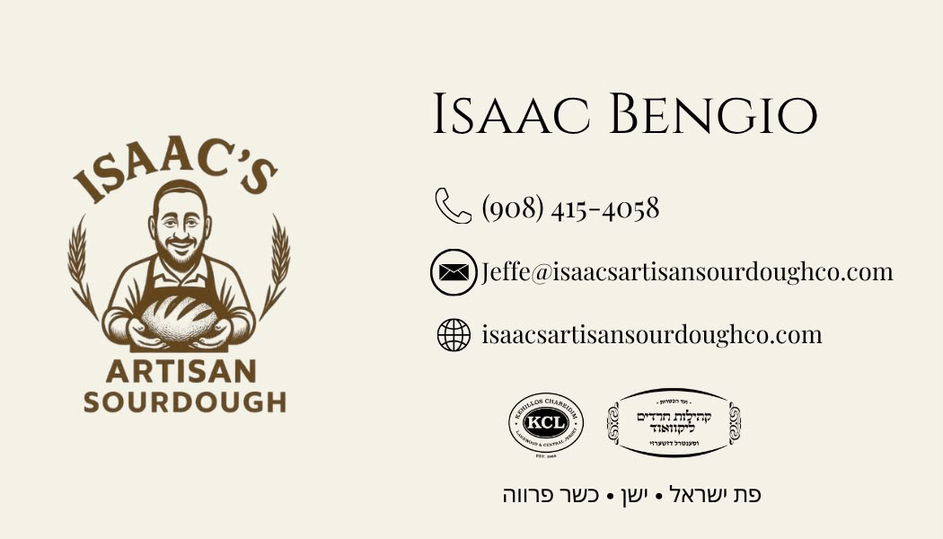Isaac's Artisan Sourdough Co. advertisement