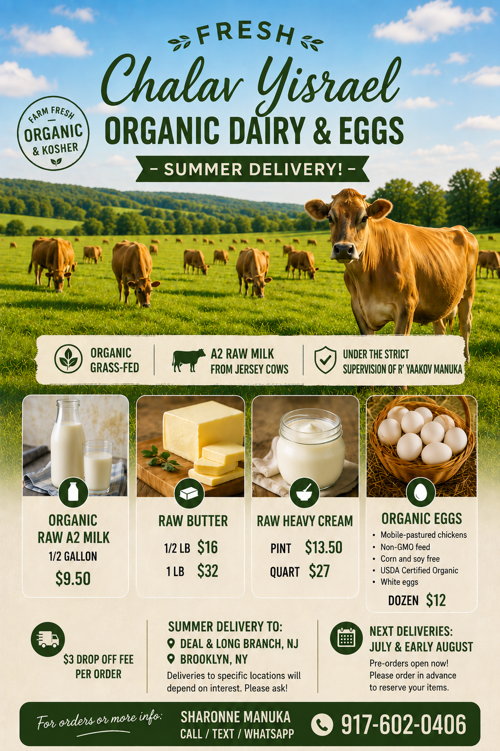 Manuka's Farm Fresh advertisement