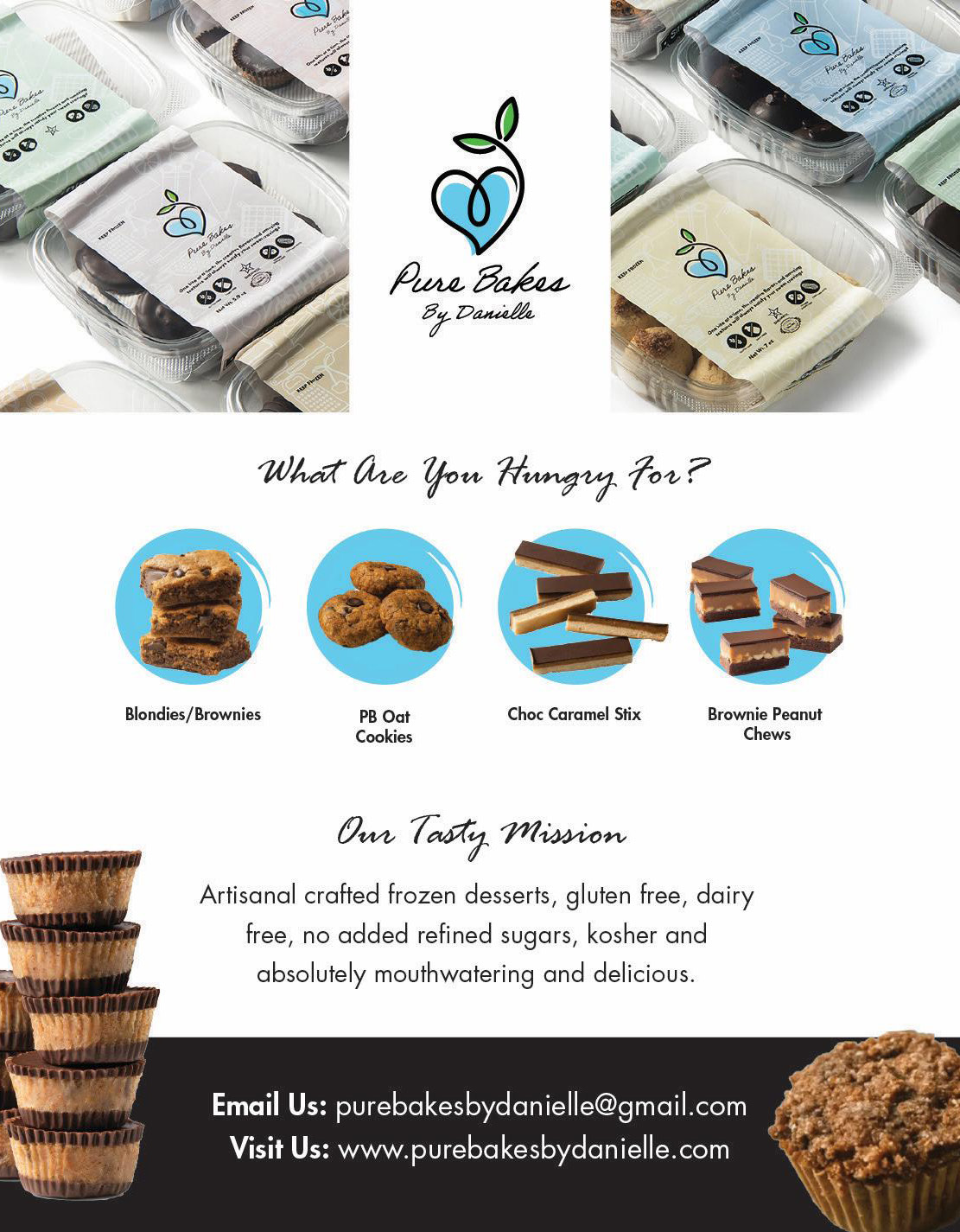 Pure Bakes by Danielle advertisement